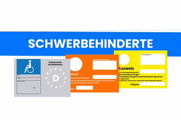 Parkausweis für Menschen mit Behinderung
